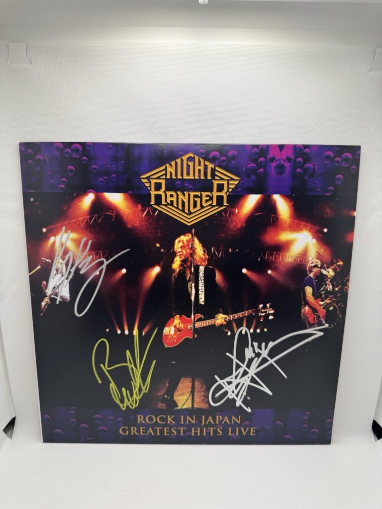 Night Ranger Signed Vinyl Rock In Japan Greatest Hits Blades Gillis & Keagy JSA