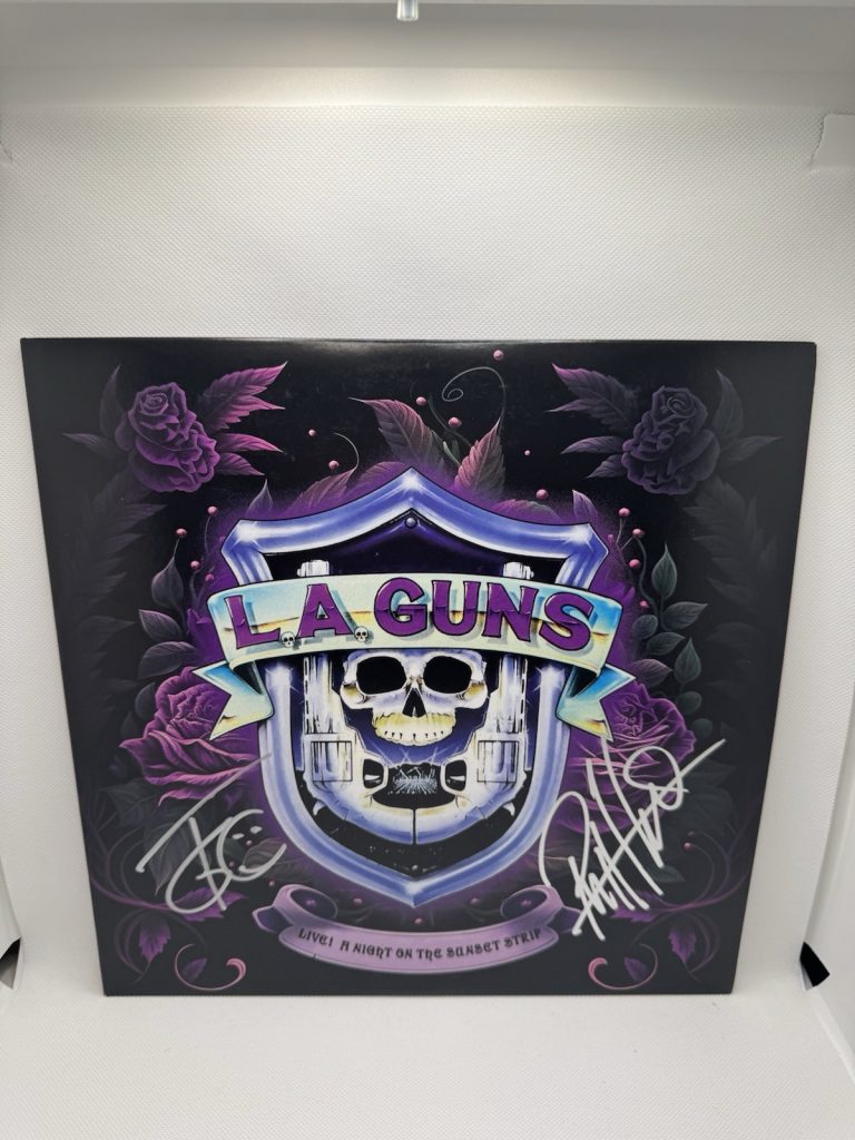 LA GUNS signed Vinyl Live A Night On the Sunset Strip Tracii Guns Phil Lewis JSA