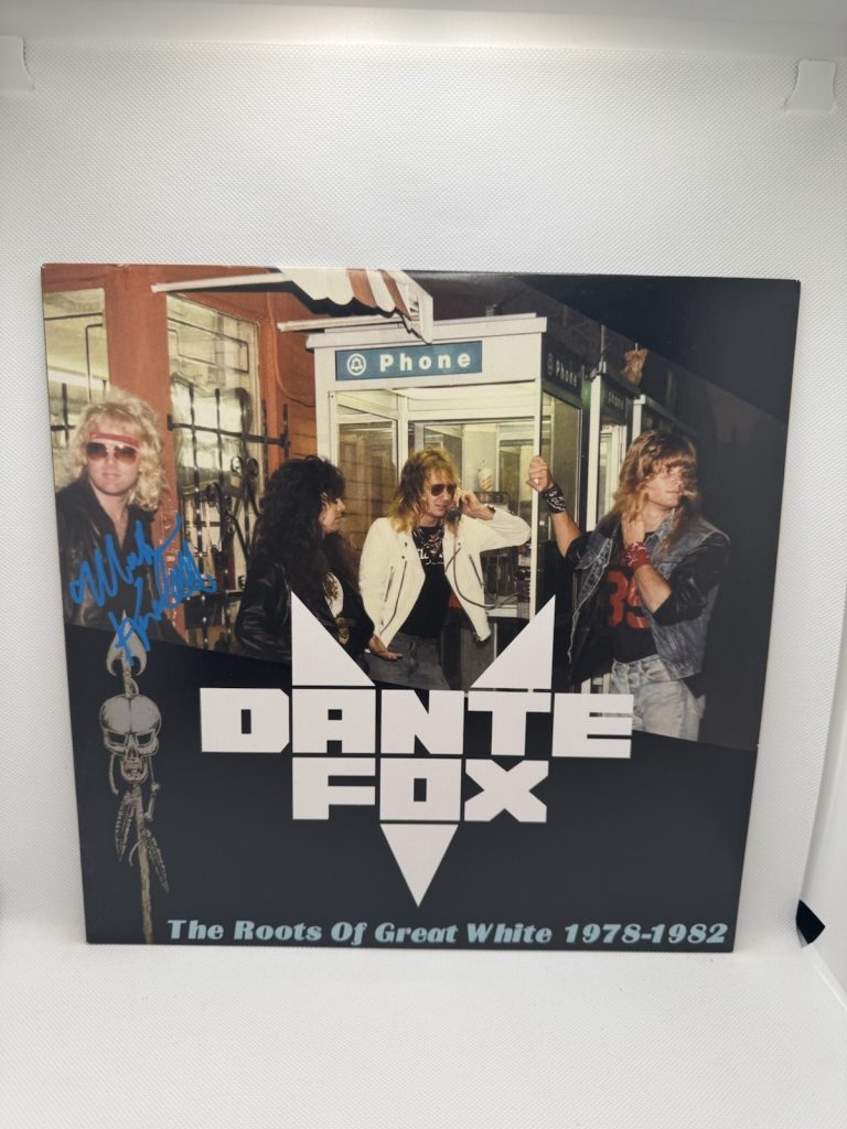 Mark Kendall Signed Vinyl Dante Fox The Roots of Great White 1978-1982 JSA COA