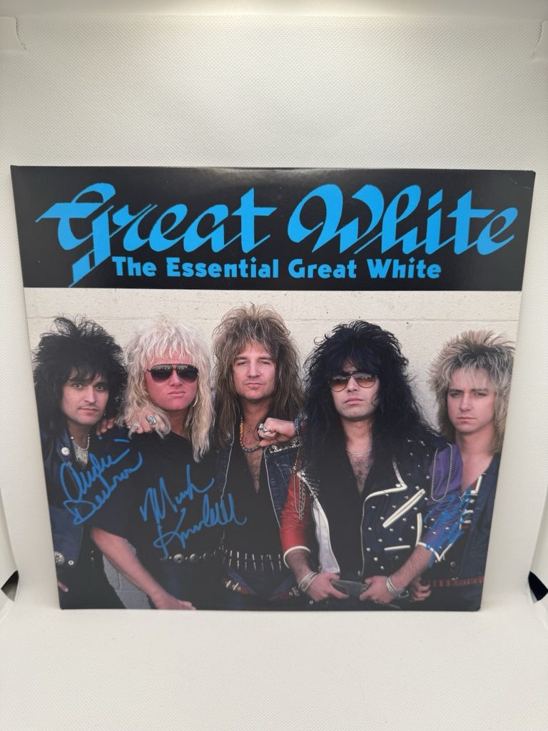 Mark Kendall Signed Vinyl The Essential Great White Desbrow Lardie JSA COA Album