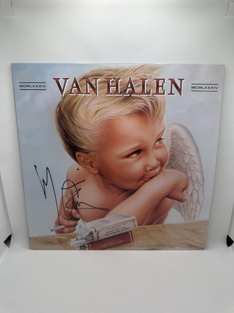 Michael Anthony Signed Vinyl 1984 Van Halen Record LP JSA COA Autograph Album