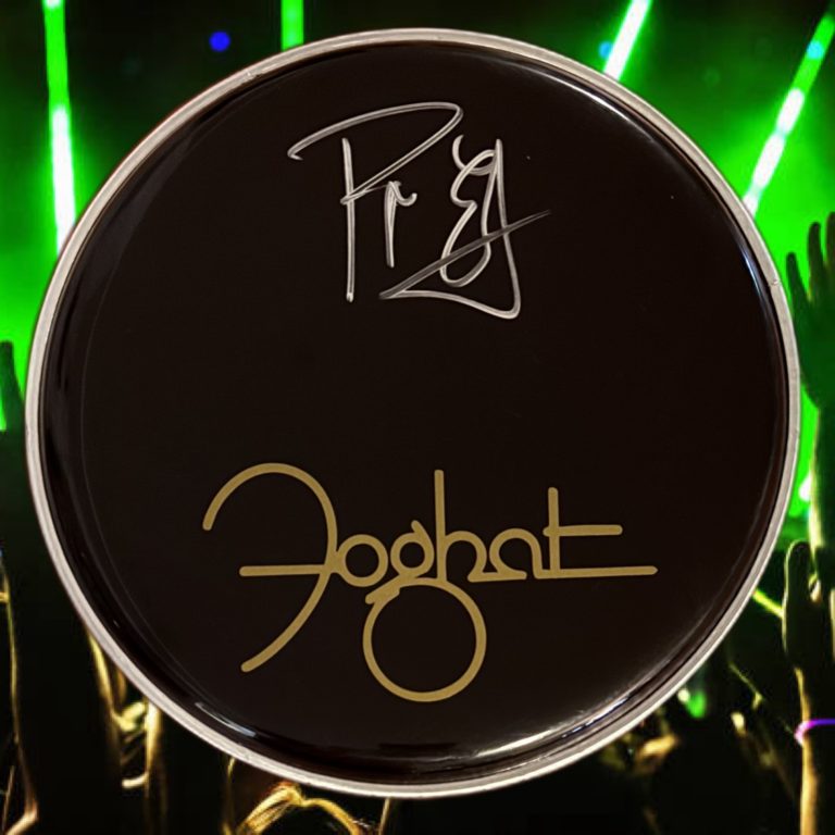GFA  Foghat Original Drummer  * ROGER EARL *  Signed 10