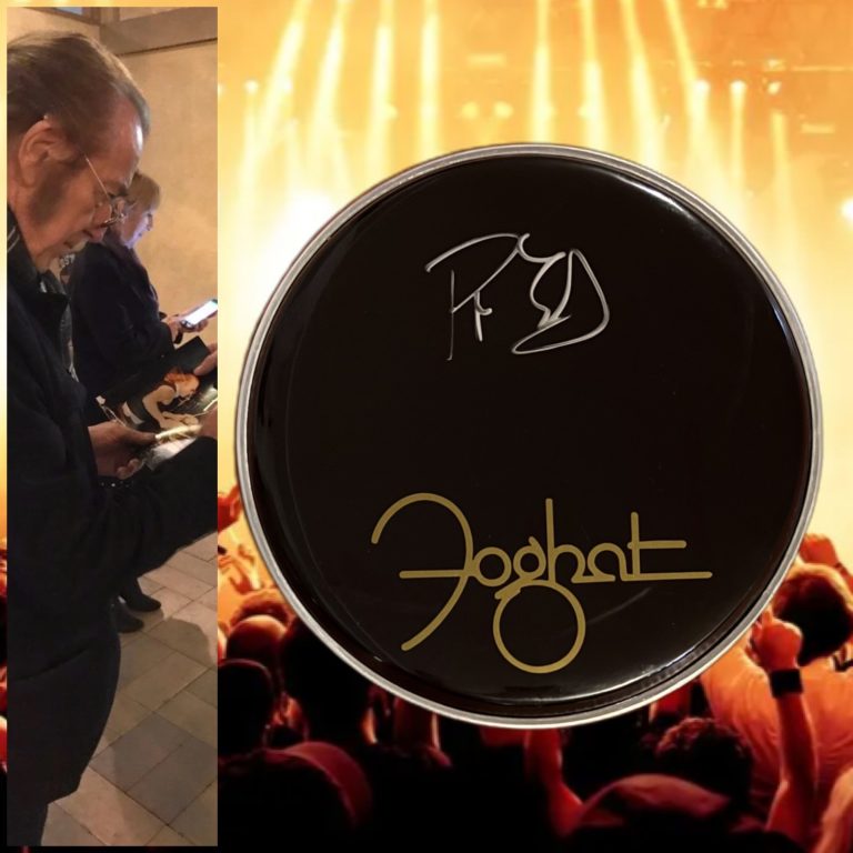 GFA  Foghat Original Drummer  * ROGER EARL *  Signed 10