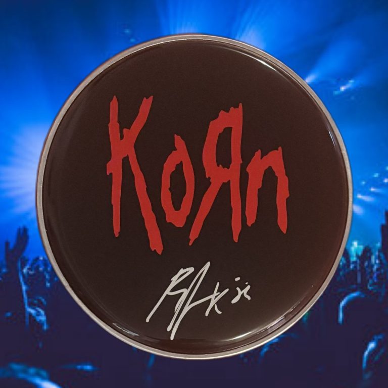GFA Korn Band Drummer  * RAY LUZIER *  Signed 10