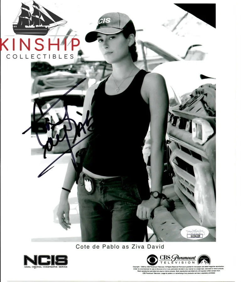 Cote de Pablo signed 8x10 Promo Photo JSA NCIS Hot Sexy Actress Full Auto B850