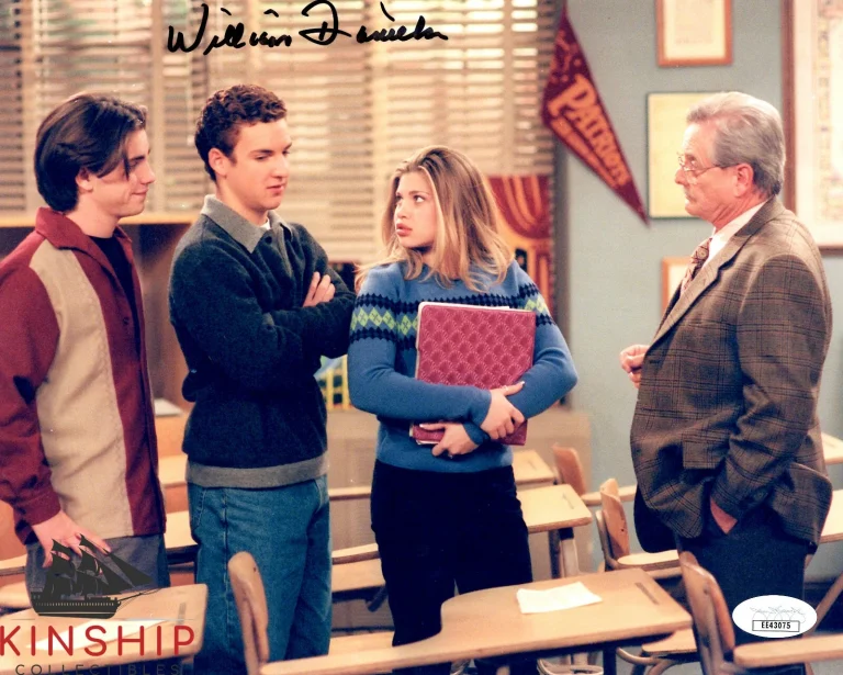 William Daniels signed 8x10 Photo JSA COA Boy Meets World Actor Auto B861
