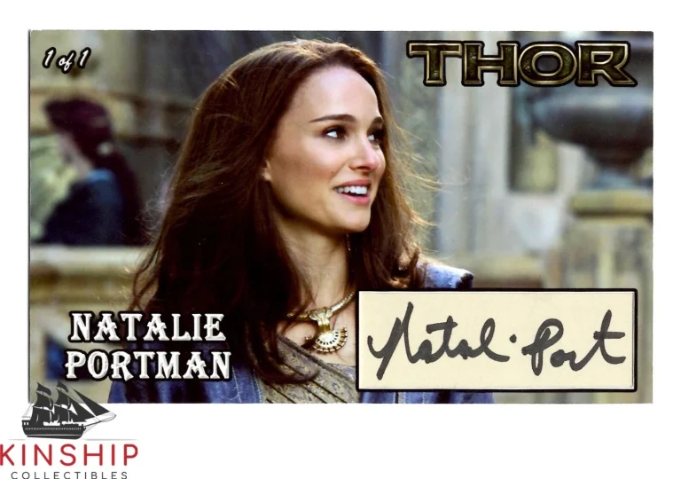 Natalie Portman signed Custom 3x5 Card JSA LOA AUTO GRADE 10 Thor Star Wars ZQTY