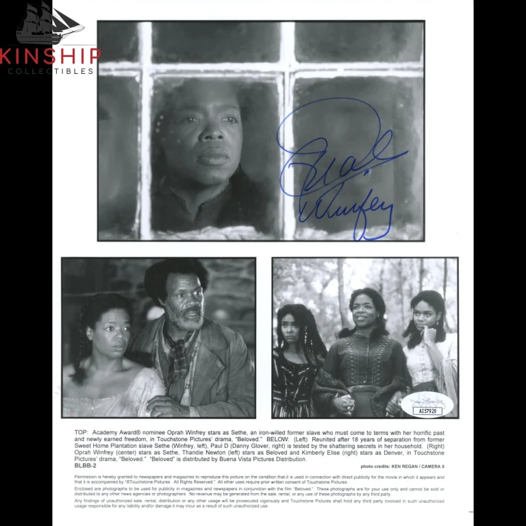 Oprah Winfrey signed 8x10 Promo Movie Photo JSA COA 