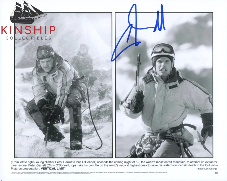 Chris O'Donnell signed Vertical Limit Promo Photo JSA COA Vintage Auto B1059