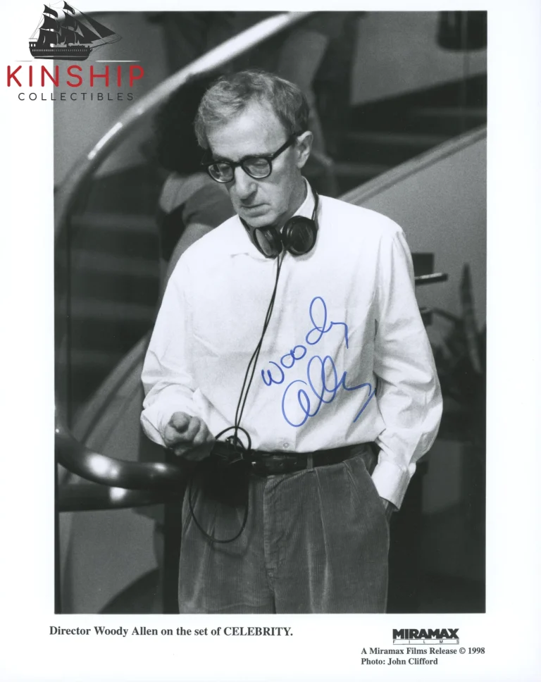 Woody Allen signed 8x10 Promo Movie Photo JSA COA Rare Bold Filmmaker Auto B1109