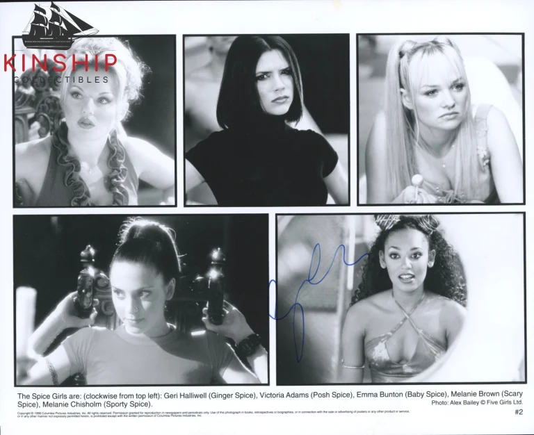 Ginger Spice Geri Halliwell signed 8x10 Photo JSA COA Spice Girls Auto B1244