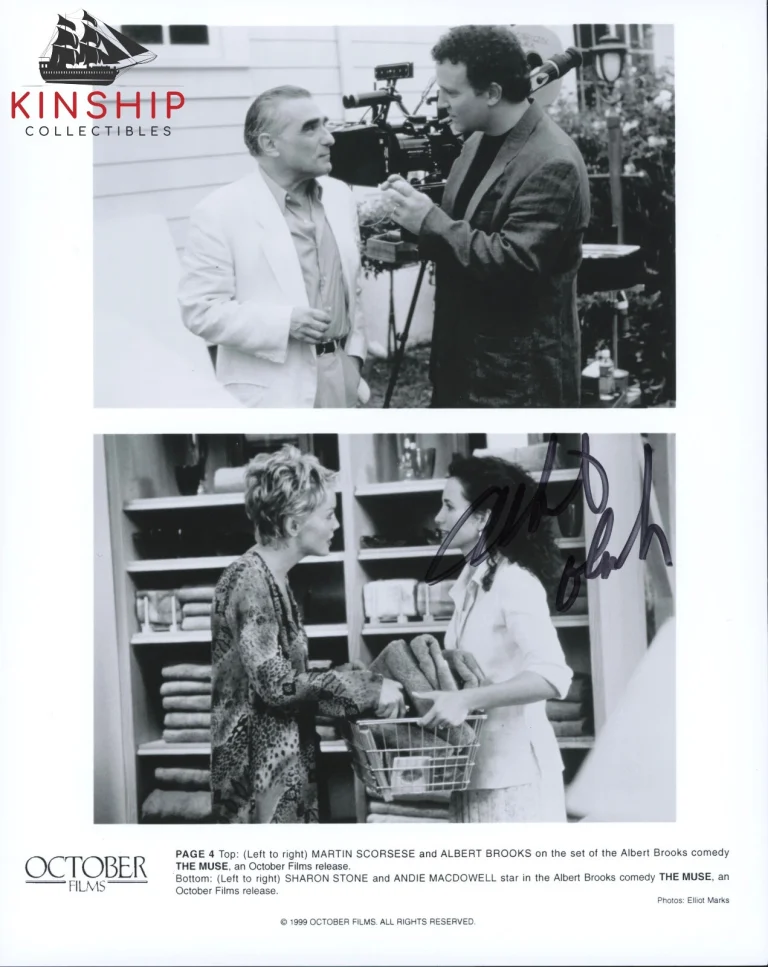 Albert Brooks signed The Muse 8x10 Movie Promo Photo JSA COA Vintage Auto B1262