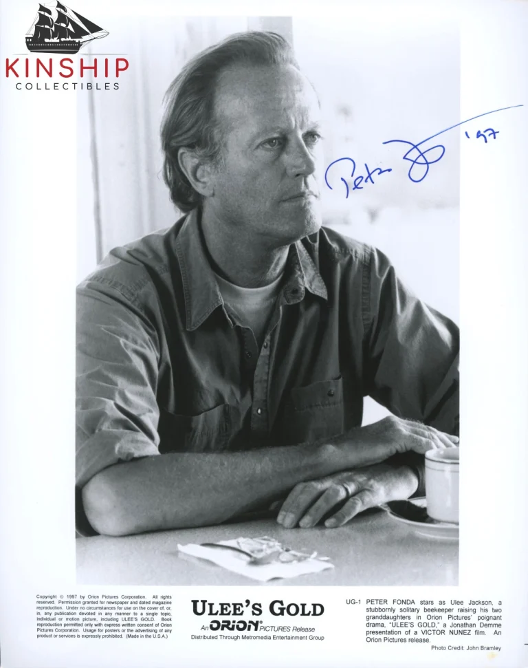 Peter Fonda signed 8x10 Ulee's Gold Promo Photo JSA COA Vintage Auto B1278