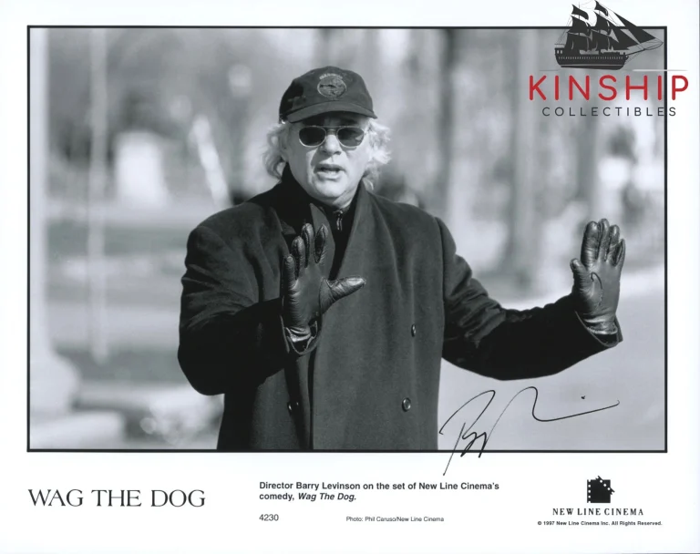 Barry Levinson signed Wag The Dog 8x10 Promo Photo JSA COA Director Auto B1221