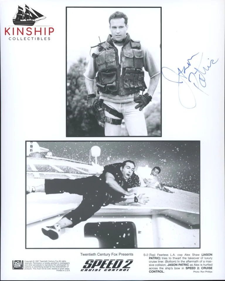 Jason Patric signed Speed 2 8x10 Movie Promo Photo JSA COA Vintage Auto B1342
