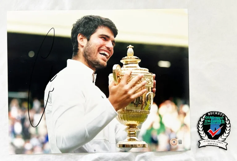 Carlos Alcaraz Signed 11x14 Photo Beckett BAS COA