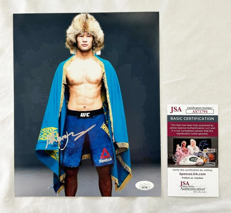 Shavkat Rakhmonov Signed 8x10 UFC Photo JSA COA