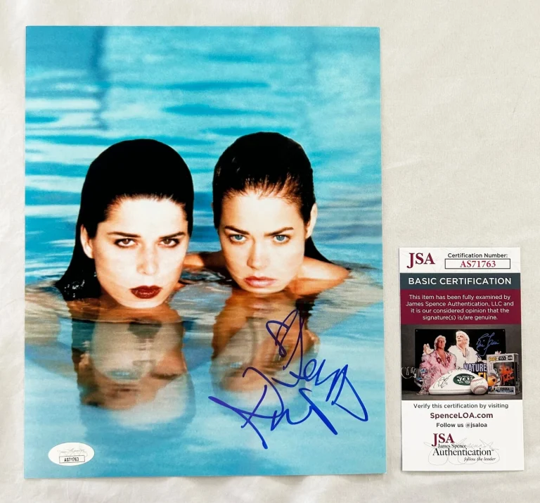 Denise Richards Signed 8x10 Photo JSA 8 COA