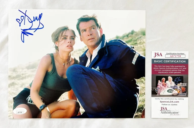 Denise Richards Signed 8x10 Photo JSA 4 COA