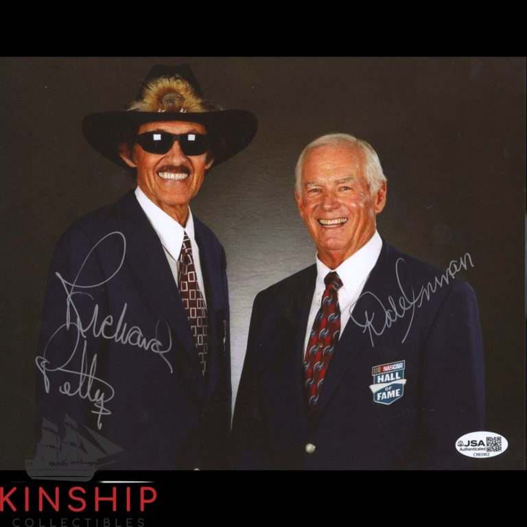 Richard Petty & Dale Inman signed 8x10 Photo JSA COA NASCAR Auto Rare B2401