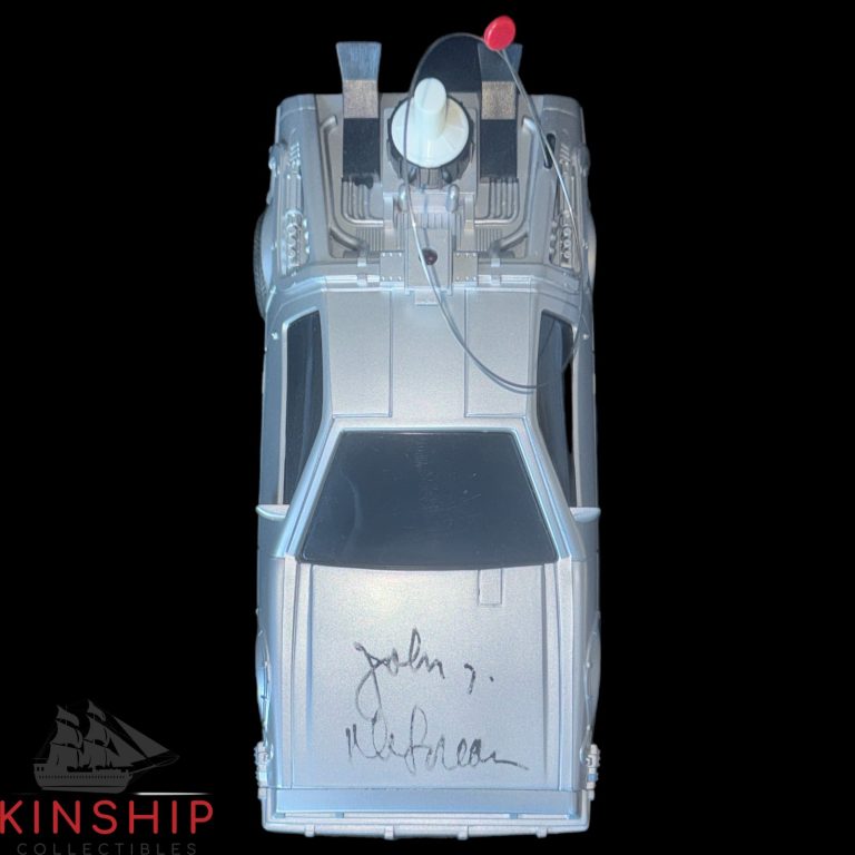 John DeLorean signed BTTF 1:24 Diecast Car JSA LOA Auto Rare Z2669