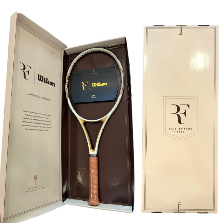 Roger Federer Wilson Hall of Fame RF 01 Pro Tennis Racquet HOF 2026 Limited Box