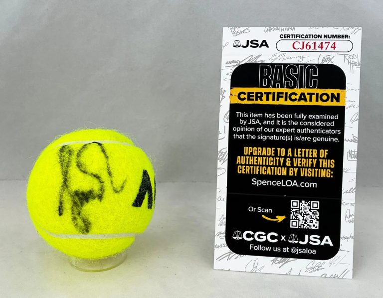 Elena Rybakina Signed Tennis Ball Australian Open JSA 2 COA