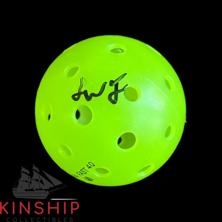 JW Johnson signed Dura Fast 40 Pickleball JSA COA Rare PPA Auto A4770