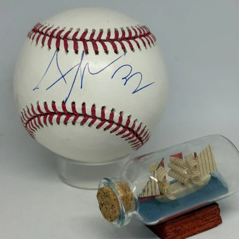 Amare Stoudemire signed Rawlings OML Baseball JSA COA Basketball HOF Auto A4763