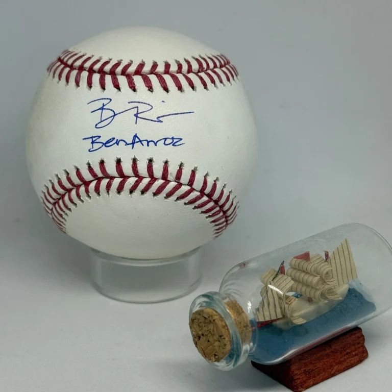 Ben Rice signed Rawlings OML Baseball Steiner CX Holo Inscribed NYY Auto A4775