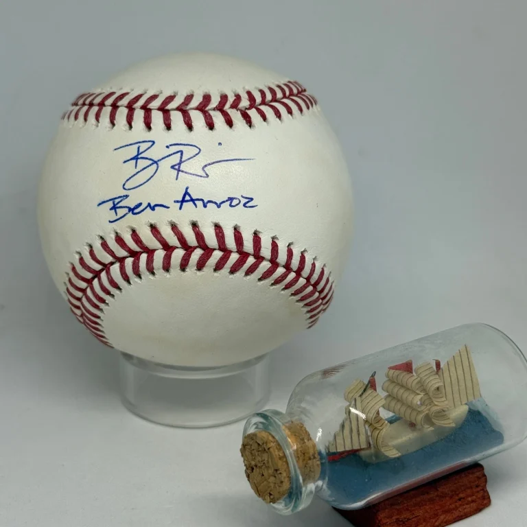 Ben Rice signed Rawlings OML Baseball Steiner CX Holo Inscribed NYY Auto A4776
