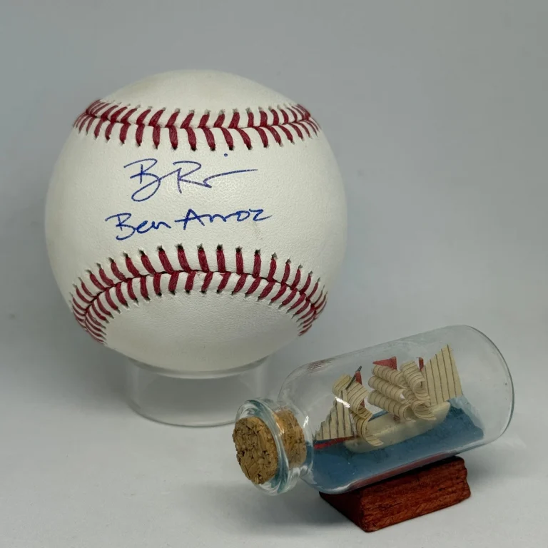 Ben Rice signed Rawlings OML Baseball Steiner CX Holo Inscribed NYY Auto A4777