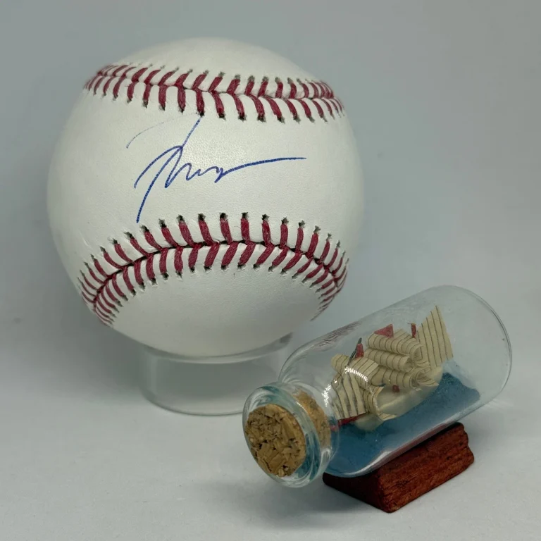 Justyn Farano signed Rawlings OML Baseball JSA COA Farano Fine Art Auto A4785