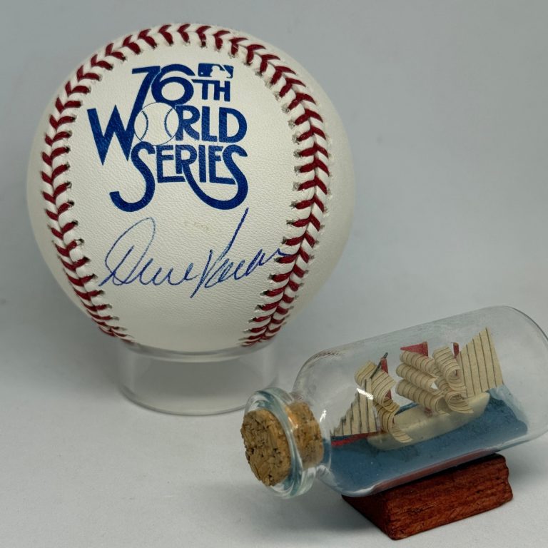 Dave Parker signed Rawlings 1979 World Series Logo Baseball JSA Pirates A4780