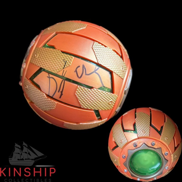 Willem Dafoe signed Green Goblin Pumpkin Bomb Prop JSA COA Spider-Man Auto Z2672