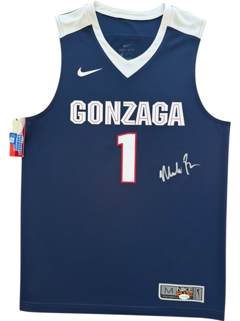 MARK FEW SIGNED GONZAGA BULLDOGS ZAGS NIKE BASKETBALL JERSEY HOF JSA