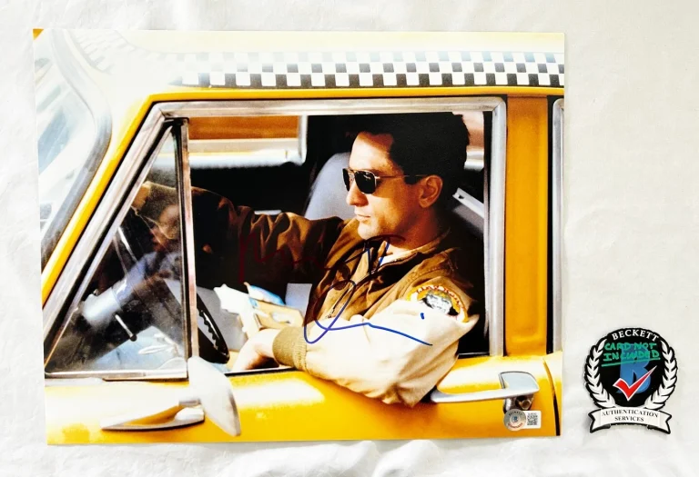 Robert Deniro Signed 11x14 Photo Taxi Driver Beckett BAS COA