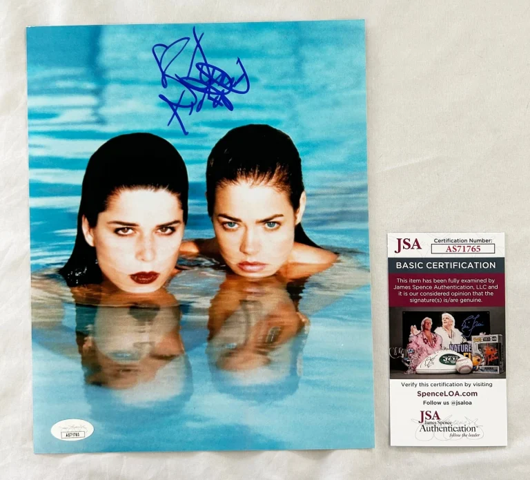 Denise Richards Signed 8x10 Photo JSA 10 COA