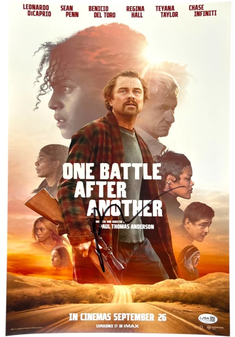 PAUL THOMAS ANDERSON SIGNED ONE BATTLE AFTER ANOTHER 12X18 POSTER PHOTO PTA JSA