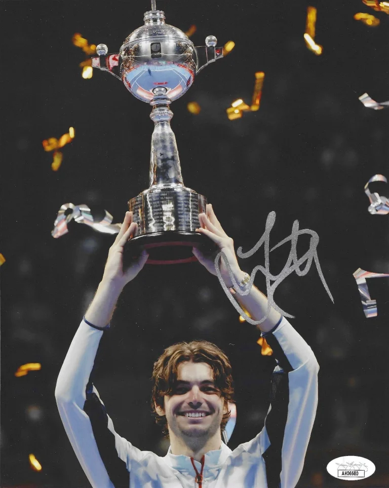 TAYLOR FRITZ SIGNED 8X10 PHOTO US OPEN FRENCH WIMBLEDON AUSTRALIAN JSA