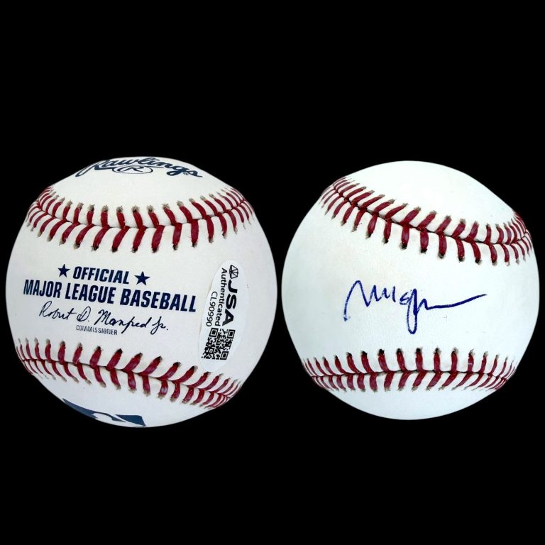 MIKE JOHNSON SIGNED OFFICIAL MLB BASEBALL SPEAKER OF THE HOUSE AUTO JSA COA