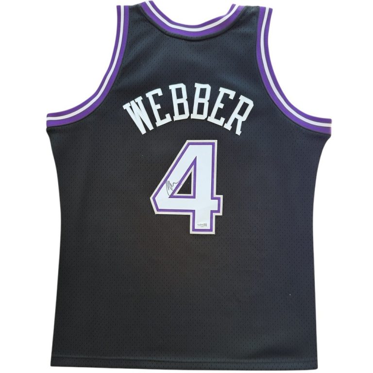 Chris Webber Kings Signed Sacramento Kings Jersey 2000-2001 Mitchell & Ness JSA
