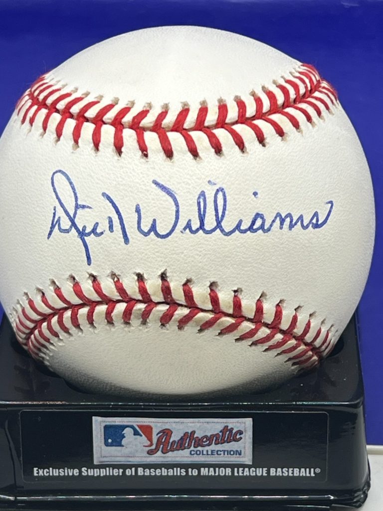 DICK WILLIAMS OAKLAND A'S / SAN DIEGO PADRES  SIGNED OML BASEBALL