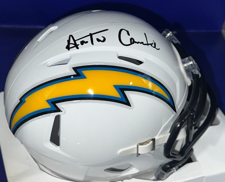 ANTONIO CROMARTIE SAN DIEGO CHARGERS JSA  AUTHENTICATED SIGNED MINI HELMET