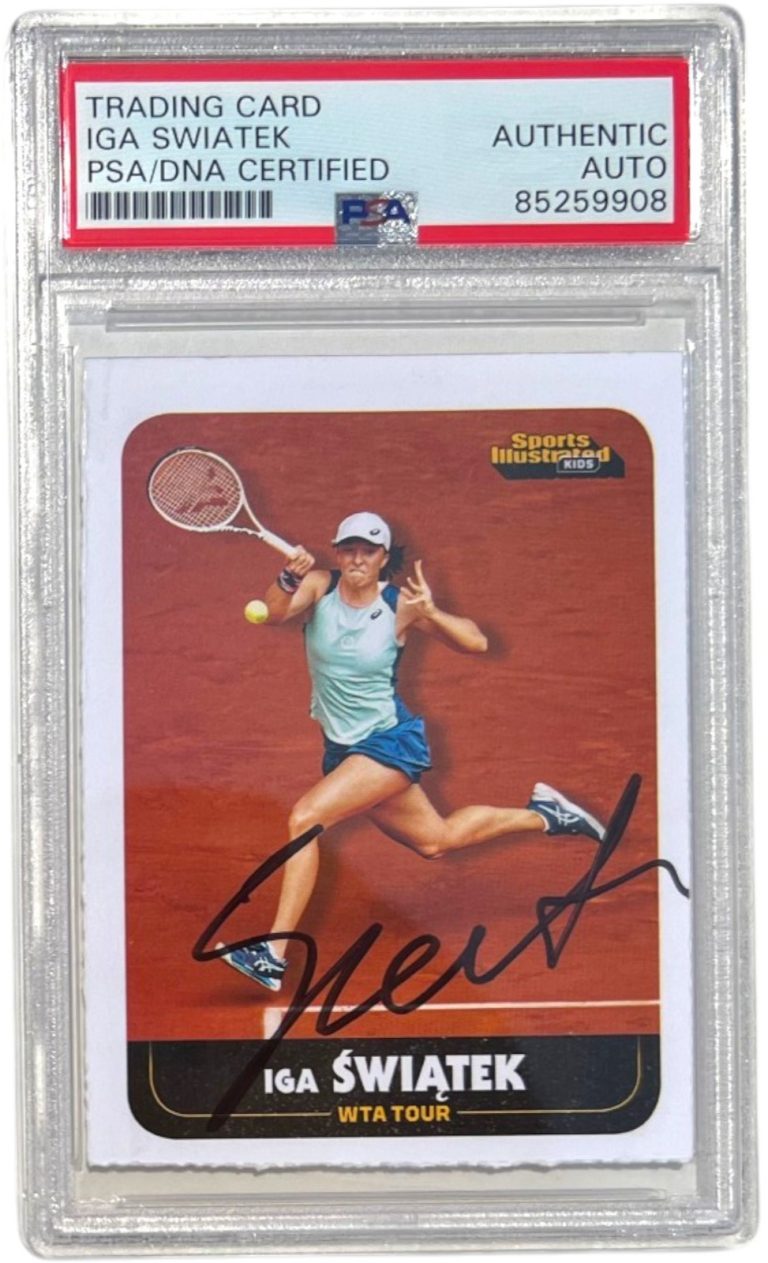 2022 Sports Illustrated SI For Kids Iga Swiatek Signed Rookie Card Psa Auto