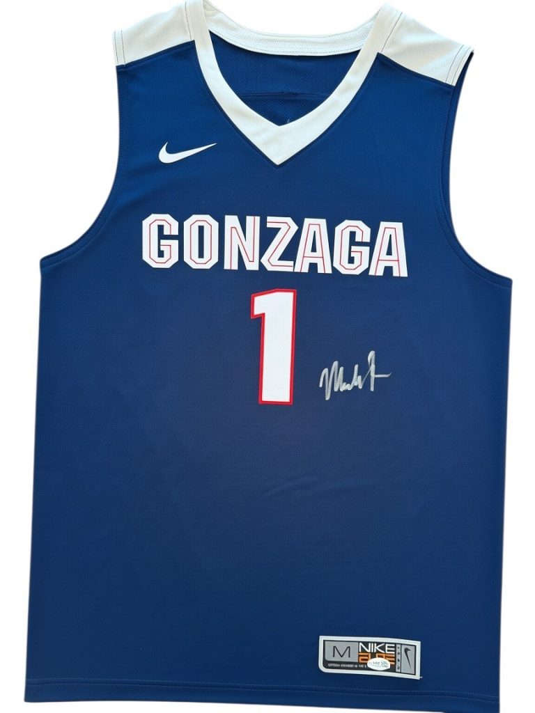 MARK FEW SIGNED GONZAGA BULLDOGS ZAGS NIKE BASKETBALL JERSEY HOF JSA COA