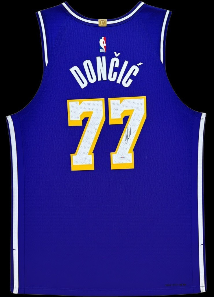Luka Doncic Signed Autographed Lakers Authentic Nike ON COURT Jersey PSA/DNA