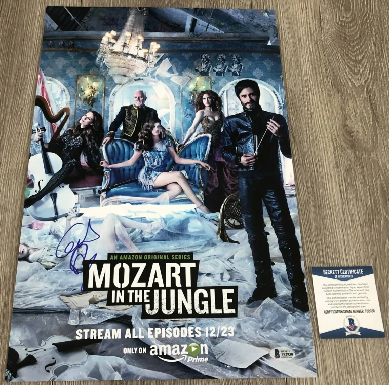 GAEL GARCIA BERNAL SIGNED MOZART IN THE JUNGLE 12x18 PHOTO w/ BECKETT BAS COA