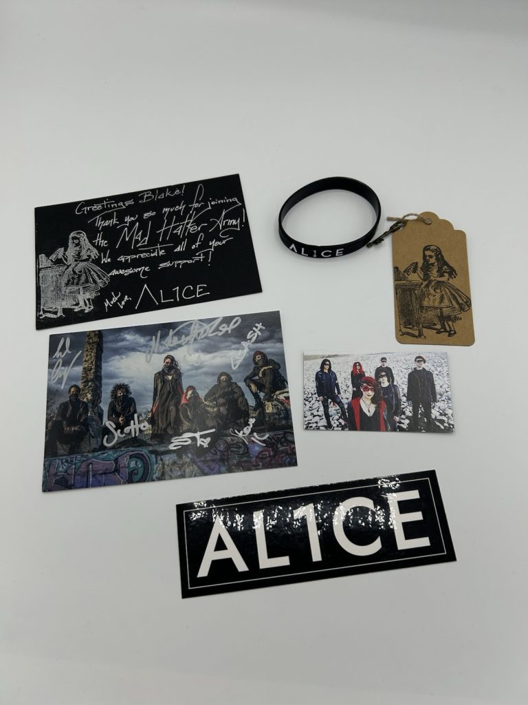 Alice in Wonderland inspired The Mad Hatter Signed Collectible Lot