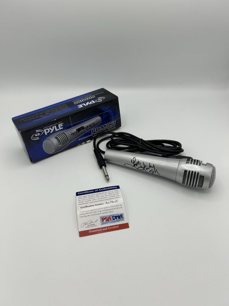 LINDSAY ELL SIGNED MICROPHONE COUNTRY SUPERSTAR SHUT ME UP RARE PSA/DNA COA